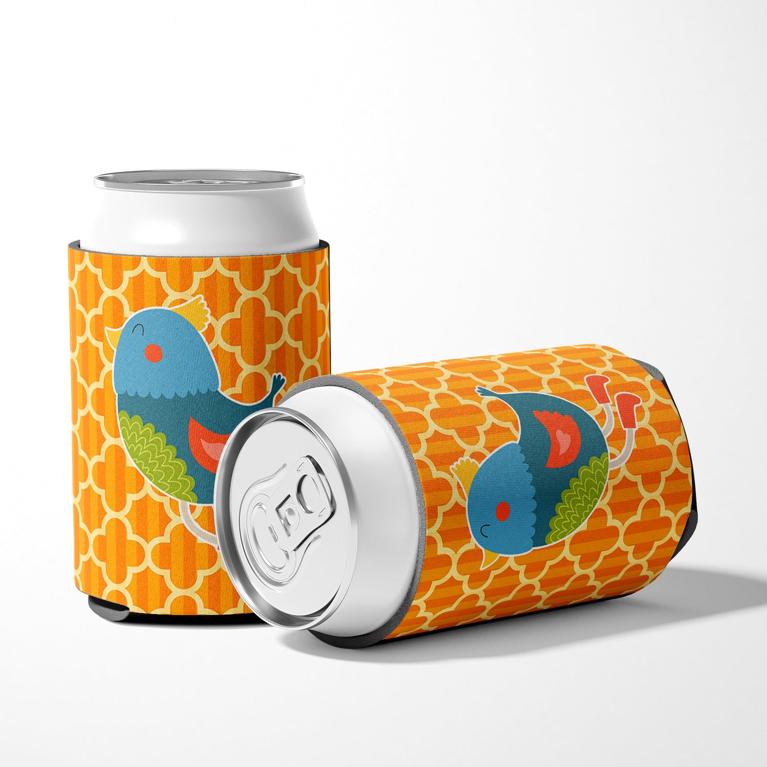 Bird Can or Bottle Hugger Cooler Sleeve for Standard 12 oz Cans, Insulated Foam Beer & Soda Can Hugger Reusable