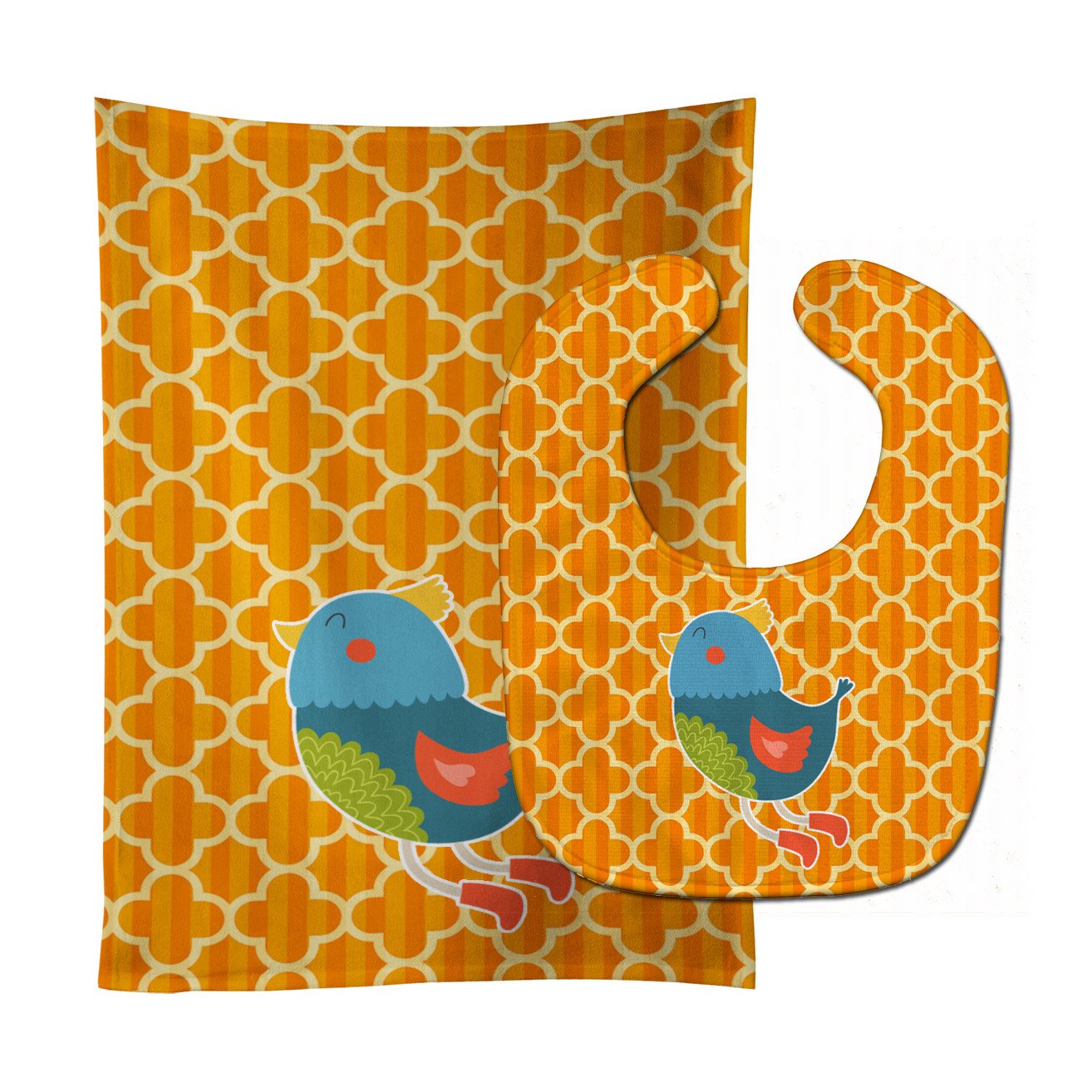 Bird Baby Bib & Burp Cloth Easy-Clean Baby Bib Baby Feeding Accessory Baby Mealtime Essential
