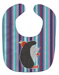 Hedgehog Baby Bib Easy-Clean Baby Bib Baby Feeding Accessory Baby Mealtime Essential, 10 x 13, Multicolor