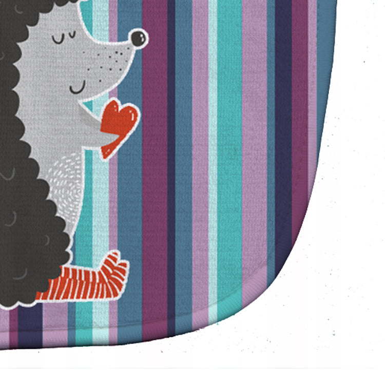 Hedgehog Baby Bib Easy-Clean Baby Bib Baby Feeding Accessory Baby Mealtime Essential, 10 x 13, Multicolor