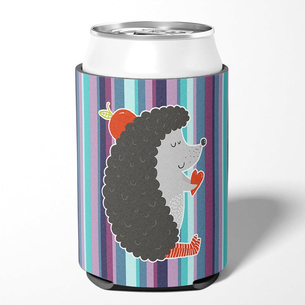 Hedgehog Can or Bottle Hugger Cooler Sleeve for Standard 12 oz Cans, Insulated Foam Beer & Soda Can Hugger Reusable
