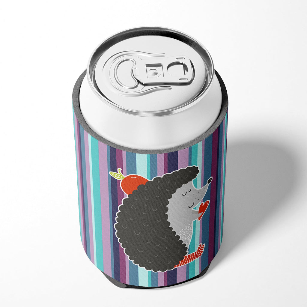 Hedgehog Can or Bottle Hugger Cooler Sleeve for Standard 12 oz Cans, Insulated Foam Beer & Soda Can Hugger Reusable