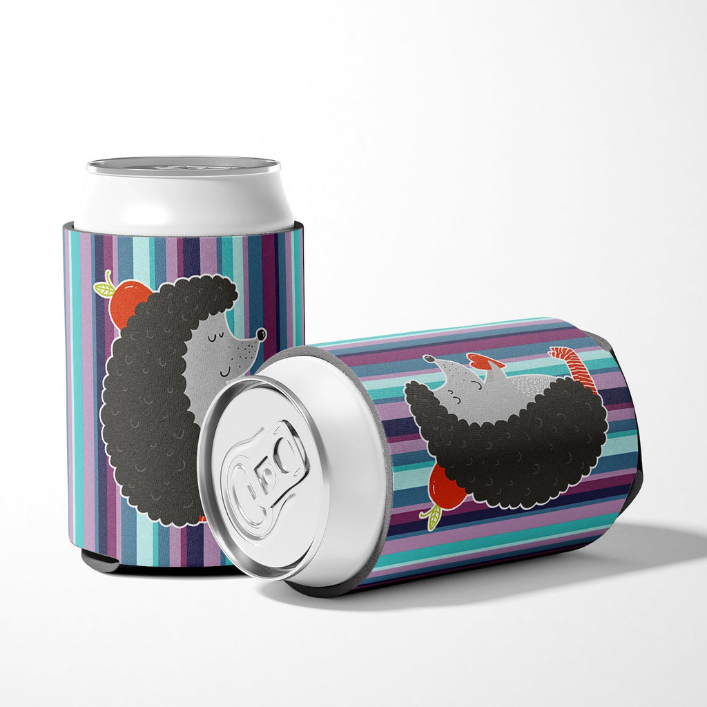 Hedgehog Can or Bottle Hugger Cooler Sleeve for Standard 12 oz Cans, Insulated Foam Beer & Soda Can Hugger Reusable