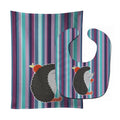 Hedgehog Baby Bib & Burp Cloth Easy-Clean Baby Bib Baby Feeding Accessory Baby Mealtime Essential