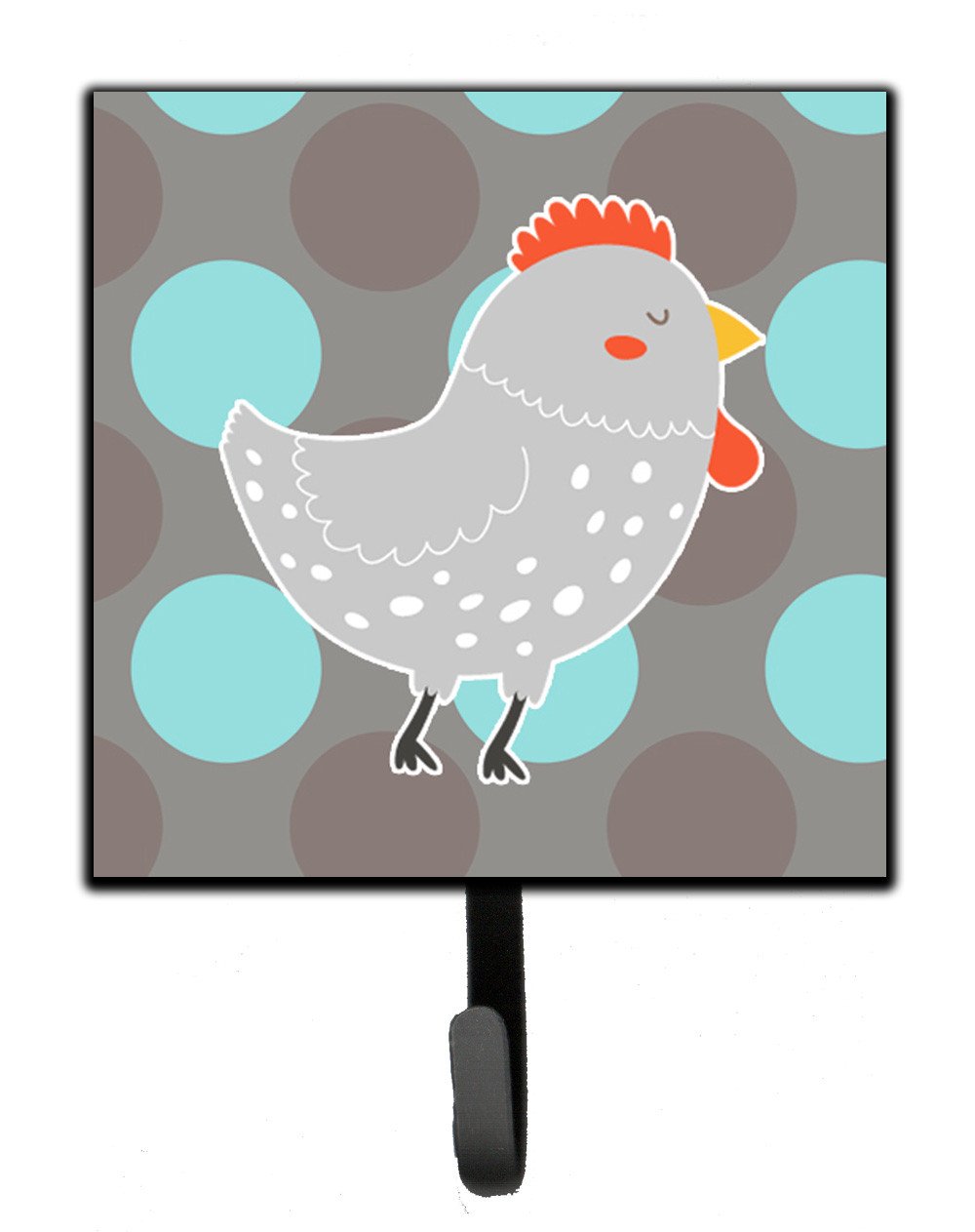 Grey Chicken Leash or Key Holder Wall Hooks, Key Hooks Holder, Coat Rack Wall Mount, Coat Hooks, Hooks for Hanging Keys, Towels, Aprons, Leashes
