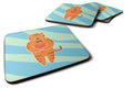 Tiger Foam Coasters Set of 4 Cup Coasters for Indoor Outdoor, Tabletop Protection, Anti Slip, Mouse pad Material