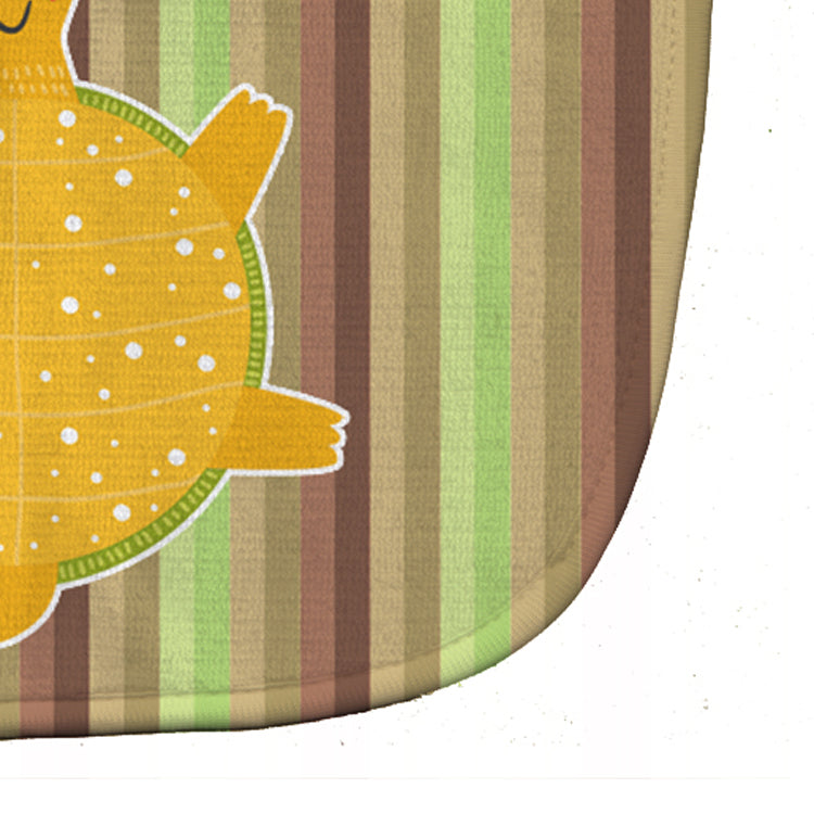Turtle Baby Bib Easy-Clean Baby Bib Baby Feeding Accessory Baby Mealtime Essential, 10 x 13, Multicolor