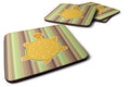 Turtle Foam Coasters Set of 4 Cup Coasters for Indoor Outdoor, Tabletop Protection, Anti Slip, Mouse pad Material
