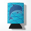Dolphin Can or Bottle Hugger Cooler Sleeve for Standard 12 oz Cans, Insulated Foam Beer & Soda Can Hugger Reusable