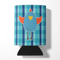 Blue Chicken Can or Bottle Hugger Cooler Sleeve for Standard 12 oz Cans, Insulated Foam Beer & Soda Can Hugger Reusable