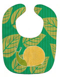 Snail Baby Bib Easy-Clean Baby Bib Baby Feeding Accessory Baby Mealtime Essential, 10 x 13, Multicolor