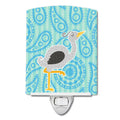 Ostrich Ceramic Night Light Compact, UL-Certified, Ideal for Bedroom, Bathroom, Nursery, Hallway, Kitchen, 6x4x3, Multicolor