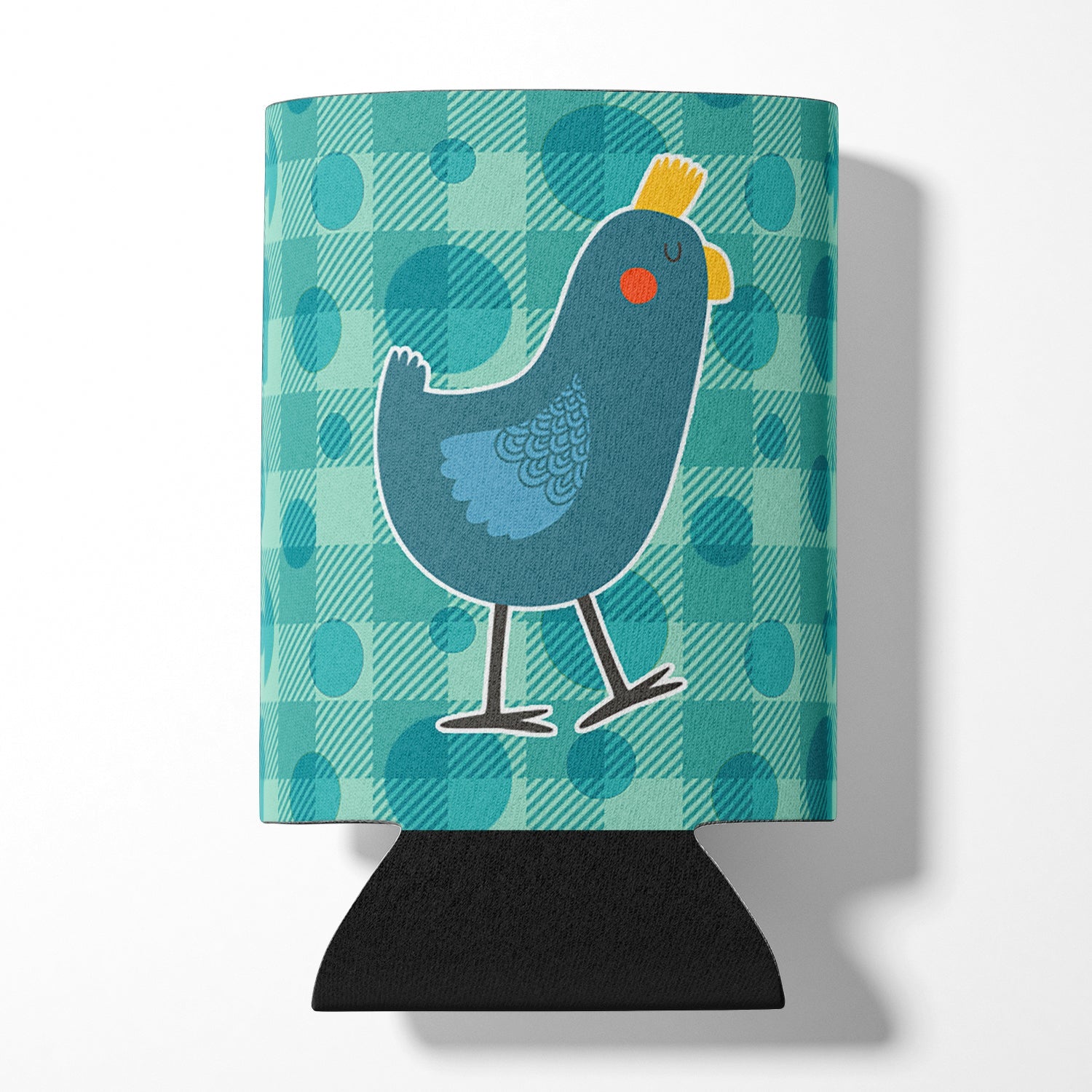 Polkadot Chicken Can or Bottle Hugger Cooler Sleeve for Standard 12 oz Cans, Insulated Foam Beer & Soda Can Hugger Reusable