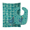 Polkadot Chicken Baby Bib & Burp Cloth Easy-Clean Baby Bib Baby Feeding Accessory Baby Mealtime Essential