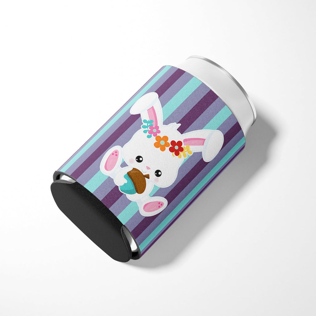 Bunny Rabbit Can or Bottle Hugger Cooler Sleeve for Standard 12 oz Cans, Insulated Foam Beer & Soda Can Hugger Reusable