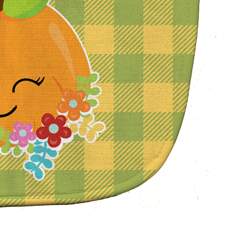 Mr. Winky Pumpkin Baby Bib Easy-Clean Baby Bib Baby Feeding Accessory Baby Mealtime Essential, 10 x 13, Multicolor