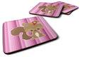 Squirrel Foam Coasters Set of 4 Cup Coasters for Indoor Outdoor, Tabletop Protection, Anti Slip, Mouse pad Material
