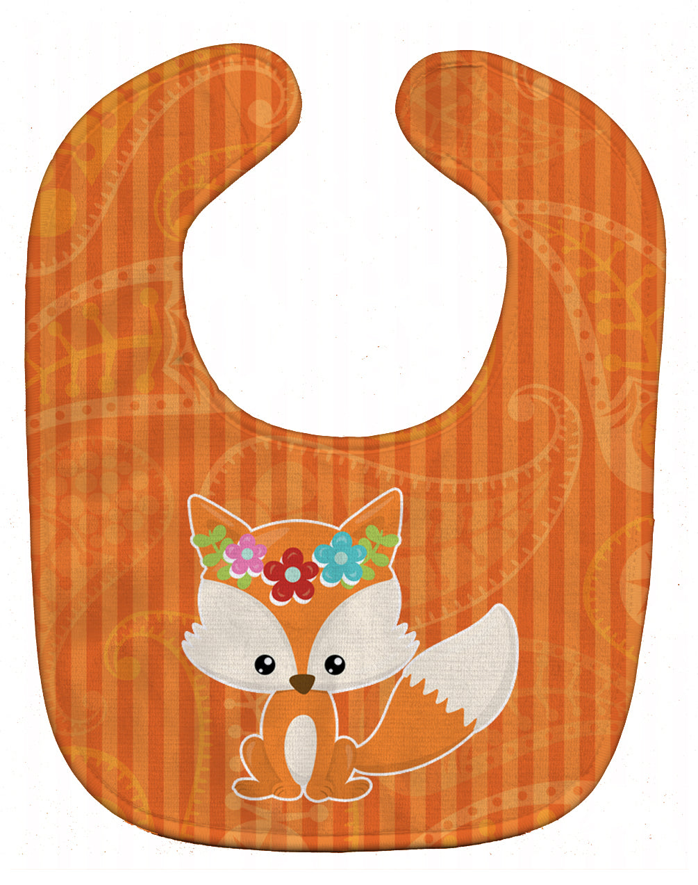 Fox Baby Bib Easy-Clean Baby Bib Baby Feeding Accessory Baby Mealtime Essential, 10 x 13, Multicolor
