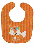 Fox Baby Bib Easy-Clean Baby Bib Baby Feeding Accessory Baby Mealtime Essential, 10 x 13, Multicolor