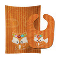 Fox Baby Bib & Burp Cloth Easy-Clean Baby Bib Baby Feeding Accessory Baby Mealtime Essential