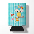 Blue Bird Can or Bottle Hugger Cooler Sleeve for Standard 12 oz Cans, Insulated Foam Beer & Soda Can Hugger Reusable