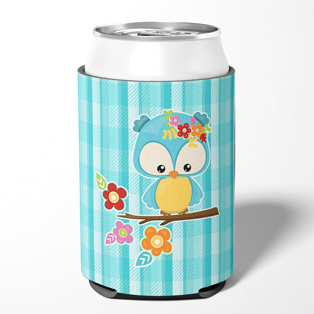 Blue Bird Can or Bottle Hugger Cooler Sleeve for Standard 12 oz Cans, Insulated Foam Beer & Soda Can Hugger Reusable