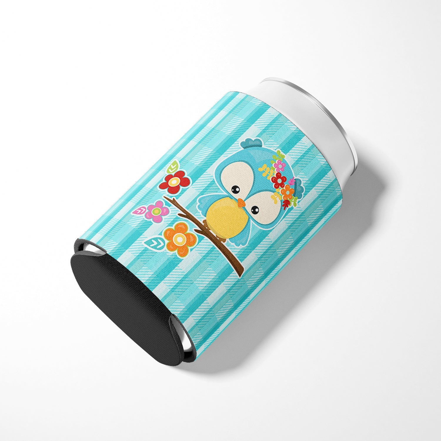 Blue Bird Can or Bottle Hugger Cooler Sleeve for Standard 12 oz Cans, Insulated Foam Beer & Soda Can Hugger Reusable