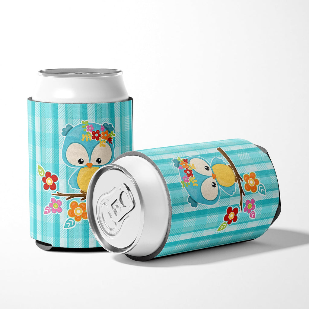Blue Bird Can or Bottle Hugger Cooler Sleeve for Standard 12 oz Cans, Insulated Foam Beer & Soda Can Hugger Reusable