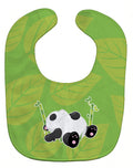Passed Out Panda Baby Bib Easy-Clean Baby Bib Baby Feeding Accessory Baby Mealtime Essential, 10 x 13, Multicolor