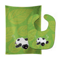Passed Out Panda Baby Bib & Burp Cloth Easy-Clean Baby Bib Baby Feeding Accessory Baby Mealtime Essential