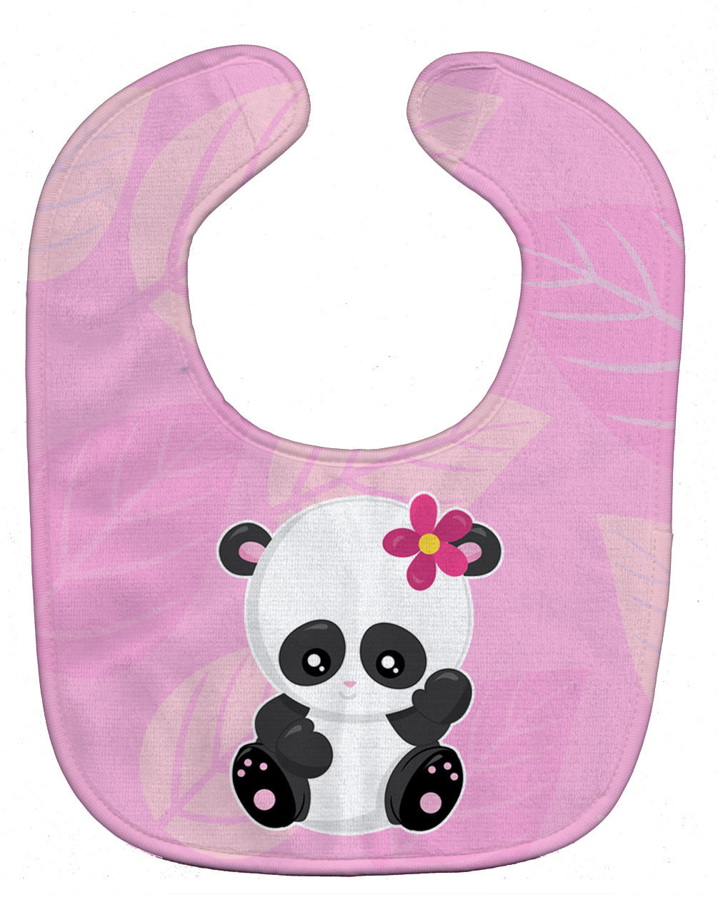 Hey Ya'll Panda Baby Bib Easy-Clean Baby Bib Baby Feeding Accessory Baby Mealtime Essential, 10 x 13, Multicolor