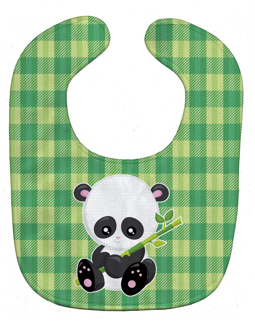 Panda Lucky Bamboo Baby Bib Easy-Clean Baby Bib Baby Feeding Accessory Baby Mealtime Essential, 10 x 13, Multicolor
