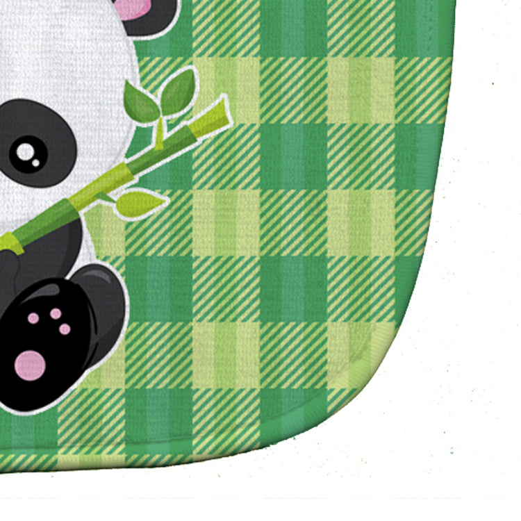 Panda Lucky Bamboo Baby Bib Easy-Clean Baby Bib Baby Feeding Accessory Baby Mealtime Essential, 10 x 13, Multicolor