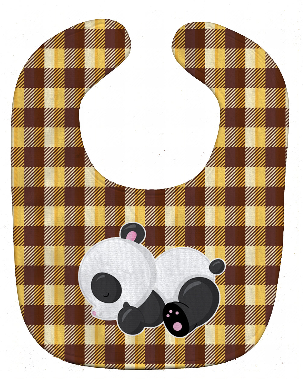 Panda Naptime Baby Bib Easy-Clean Baby Bib Baby Feeding Accessory Baby Mealtime Essential, 10 x 13, Multicolor