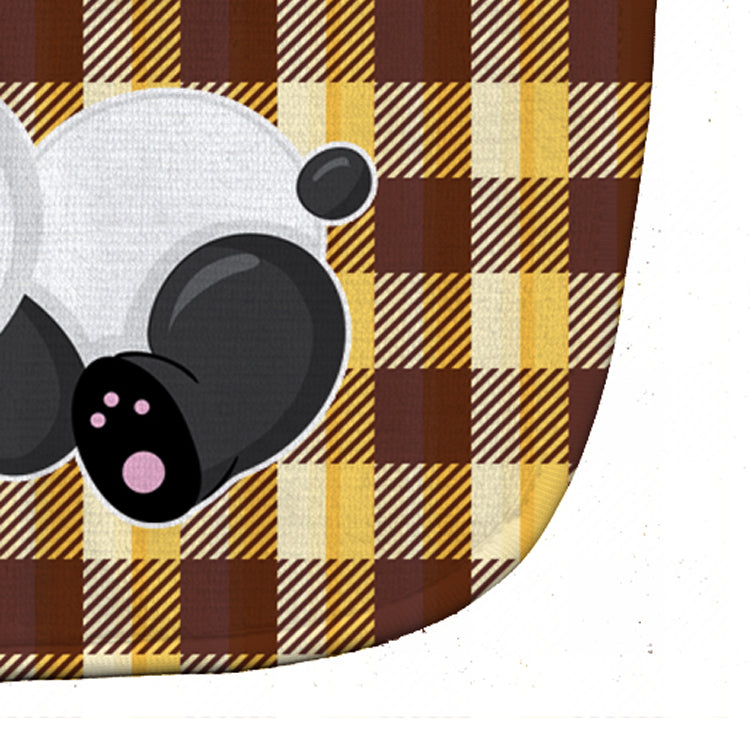 Panda Naptime Baby Bib Easy-Clean Baby Bib Baby Feeding Accessory Baby Mealtime Essential, 10 x 13, Multicolor