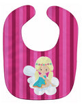 Blonde Fairy Baby Bib Easy-Clean Baby Bib Baby Feeding Accessory Baby Mealtime Essential, 10 x 13, Multicolor