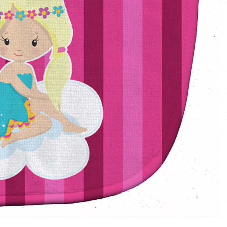 Blonde Fairy Baby Bib Easy-Clean Baby Bib Baby Feeding Accessory Baby Mealtime Essential, 10 x 13, Multicolor
