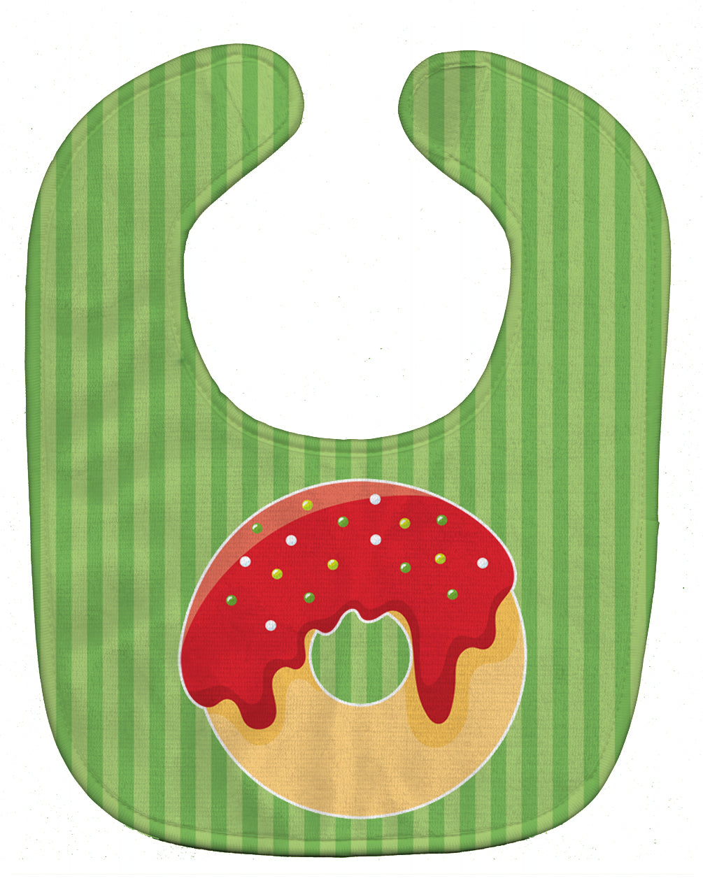 Christmas Donut Baby Bib Easy-Clean Baby Bib Baby Feeding Accessory Baby Mealtime Essential, 10 x 13, Multicolor