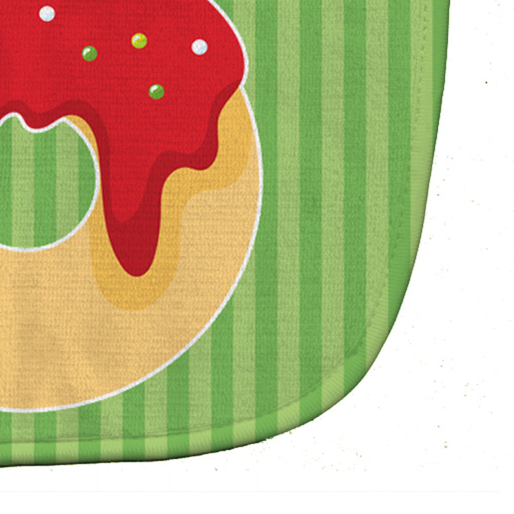 Christmas Donut Baby Bib Easy-Clean Baby Bib Baby Feeding Accessory Baby Mealtime Essential, 10 x 13, Multicolor