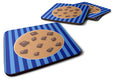 Cookie Monster Foam Coasters Set of 4 Cup Coasters for Indoor Outdoor, Tabletop Protection, Anti Slip, Mouse pad Material