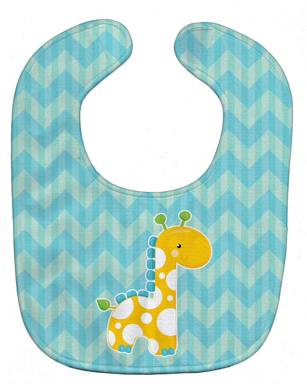 Boy Giraffe Baby Bib Easy-Clean Baby Bib Baby Feeding Accessory Baby Mealtime Essential, 10 x 13, Multicolor