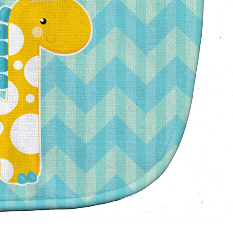 Boy Giraffe Baby Bib Easy-Clean Baby Bib Baby Feeding Accessory Baby Mealtime Essential, 10 x 13, Multicolor