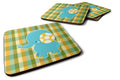 Boy Elephant Foam Coasters Set of 4 Cup Coasters for Indoor Outdoor, Tabletop Protection, Anti Slip, Mouse pad Material