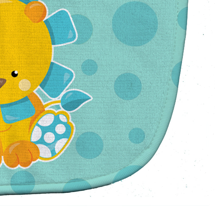 Boy Lion Baby Bib Easy-Clean Baby Bib Baby Feeding Accessory Baby Mealtime Essential, 10 x 13, Multicolor