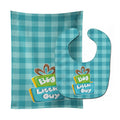 Boy Big Little Guy Baby Bib & Burp Cloth Easy-Clean Baby Bib Baby Feeding Accessory Baby Mealtime Essential