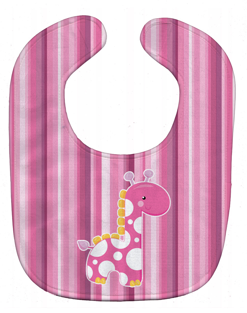 Girl Giraffe Baby Bib Easy-Clean Baby Bib Baby Feeding Accessory Baby Mealtime Essential, 10 x 13, Multicolor