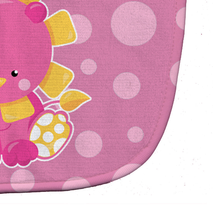 Girl Lion Baby Bib Easy-Clean Baby Bib Baby Feeding Accessory Baby Mealtime Essential, 10 x 13, Multicolor