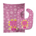 Girl Lion Baby Bib & Burp Cloth Easy-Clean Baby Bib Baby Feeding Accessory Baby Mealtime Essential