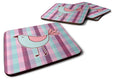 Bird on Purple Plaid Foam Coasters Set of 4 Cup Coasters for Indoor Outdoor, Tabletop Protection, Anti Slip, Mouse pad Material