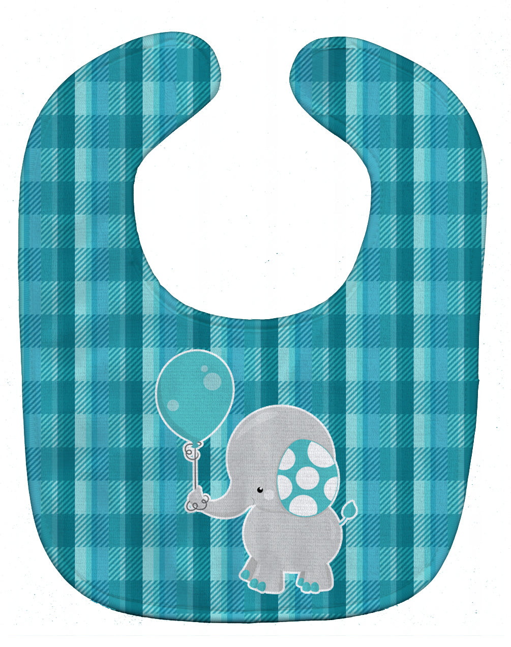 Elephant with Balloon Baby Bib Easy-Clean Baby Bib Baby Feeding Accessory Baby Mealtime Essential, 10 x 13, Multicolor